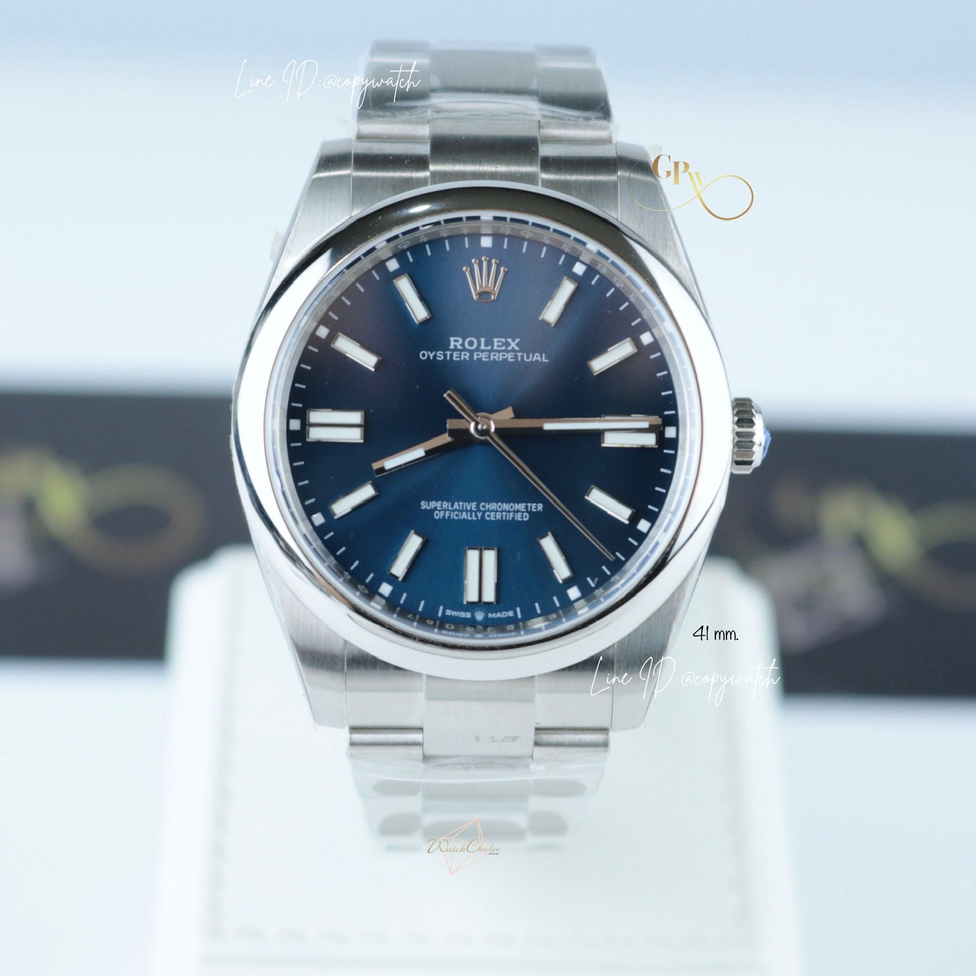 Op 41 hotsell blue dial