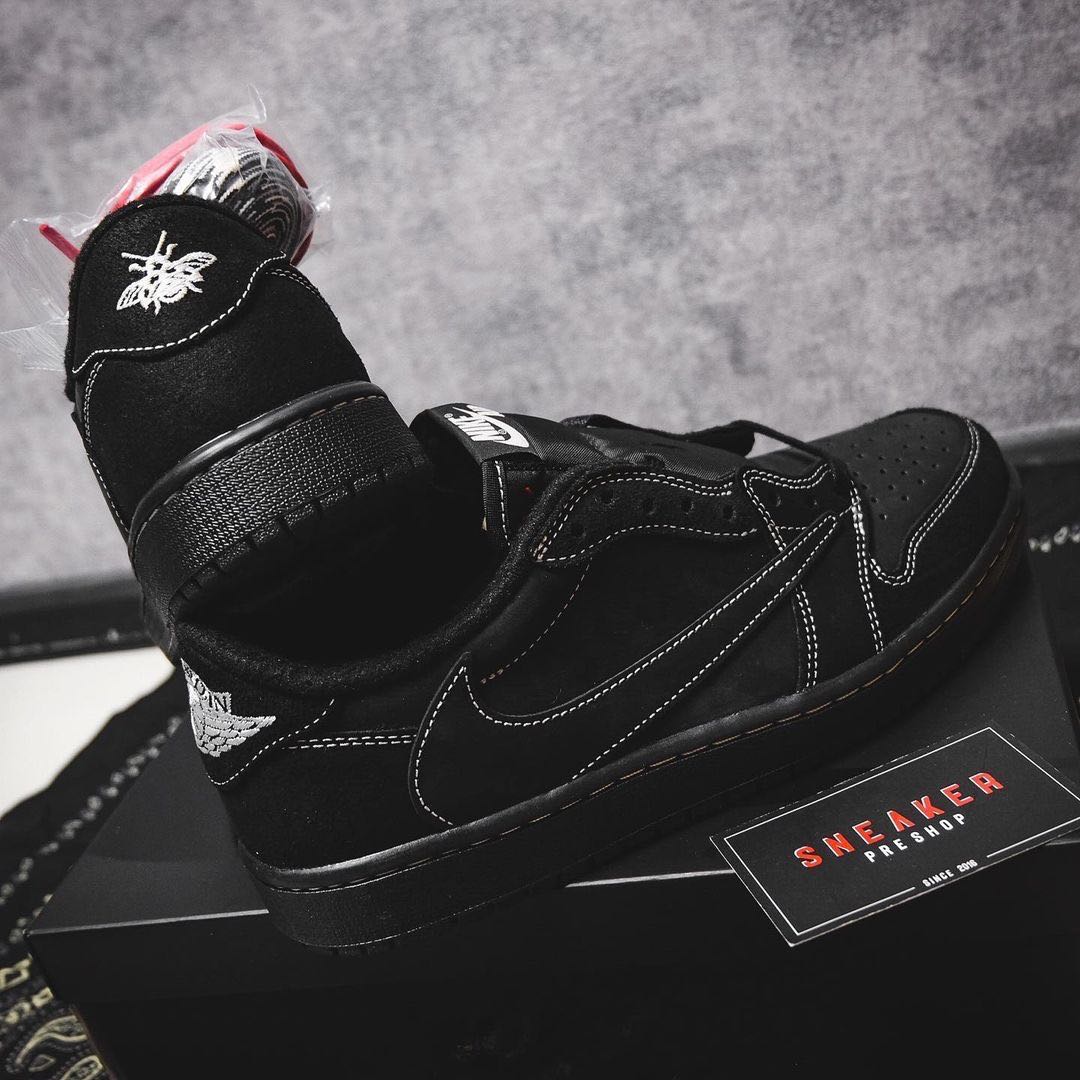 Air force 1 x travis scott black discount