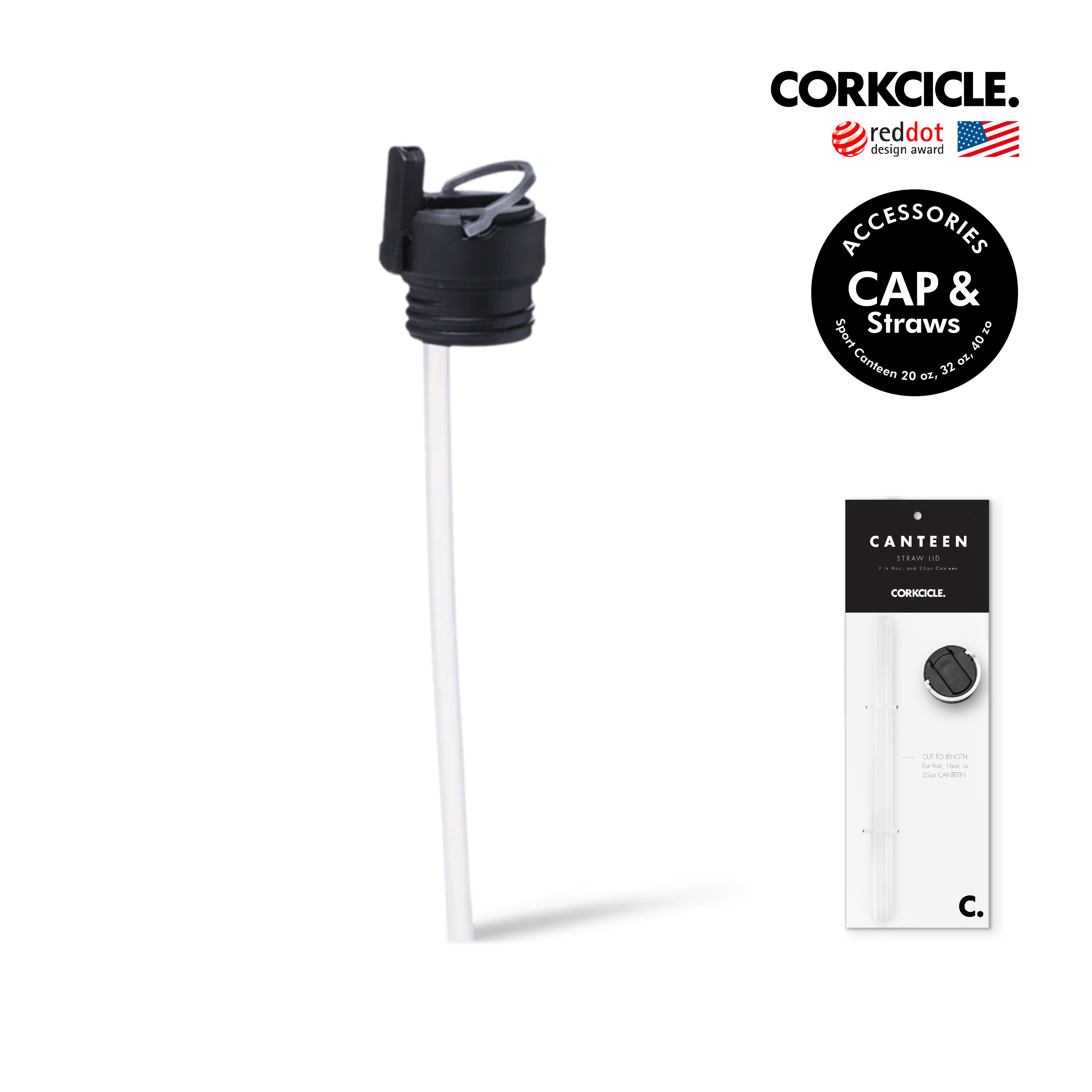 CORKCICLE | Canteen Straw Cap