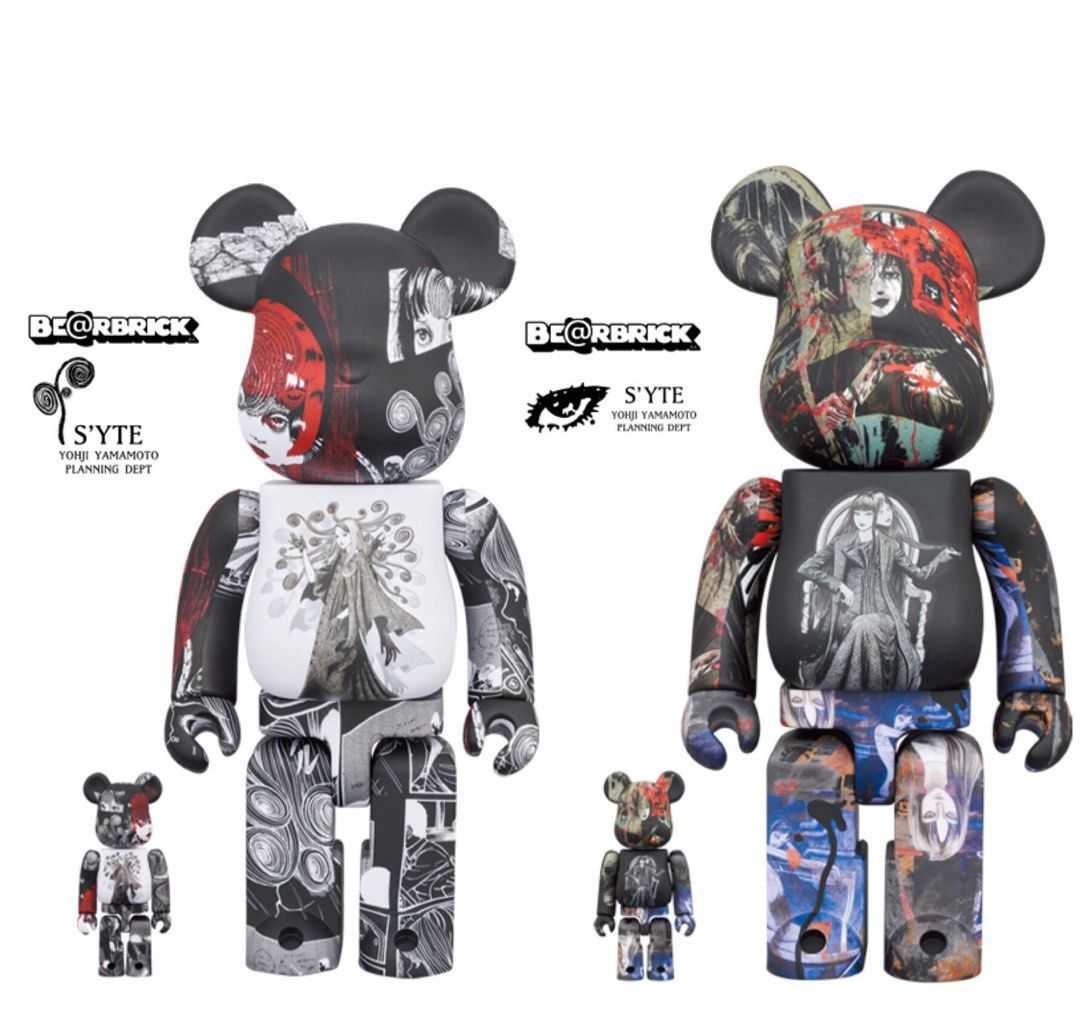 Be@rbrick Junji Ito Uzumaki & Tomie | LINE SHOPPING