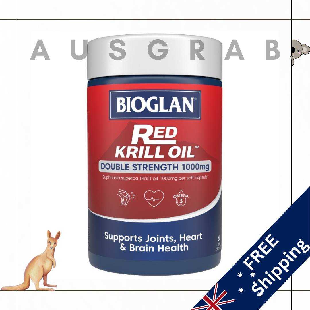 Bioglan red krill oil 1000mg 60 capsules hotsell