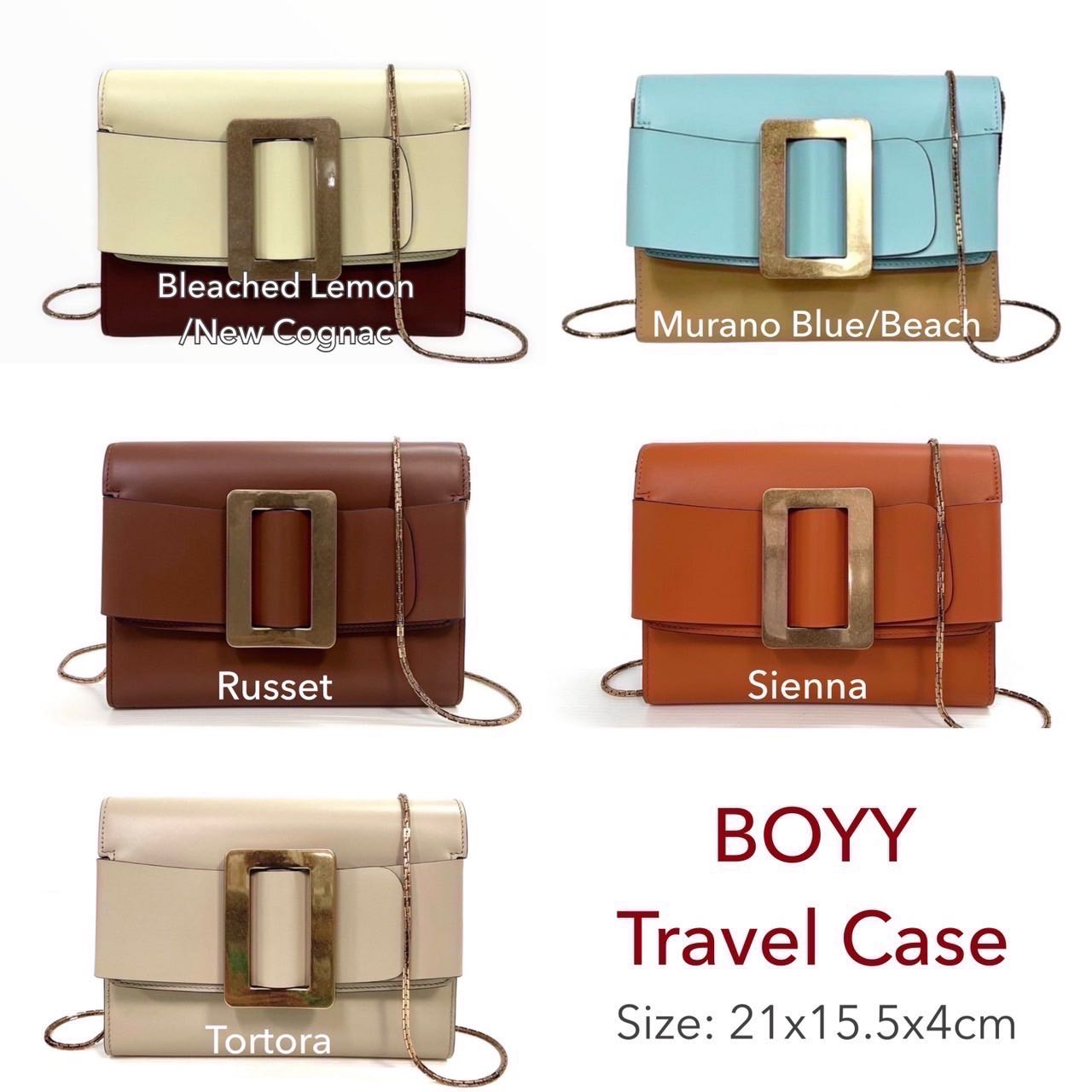 BOYY TRAVEL CASE WITH CHAIN LINE SHOPPING