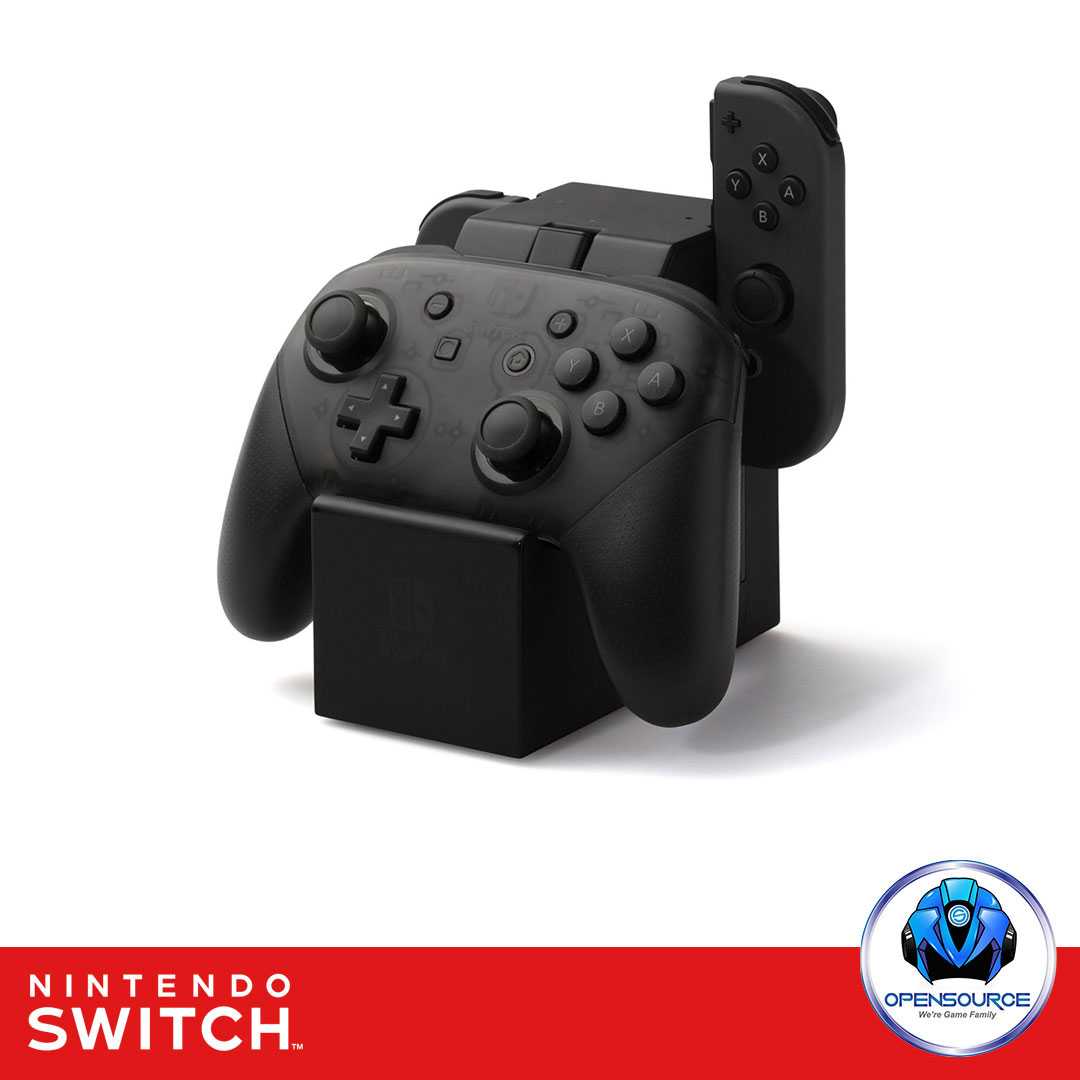 PowerA Joy Con Pro Controller Charging Dock BLACK EDITION