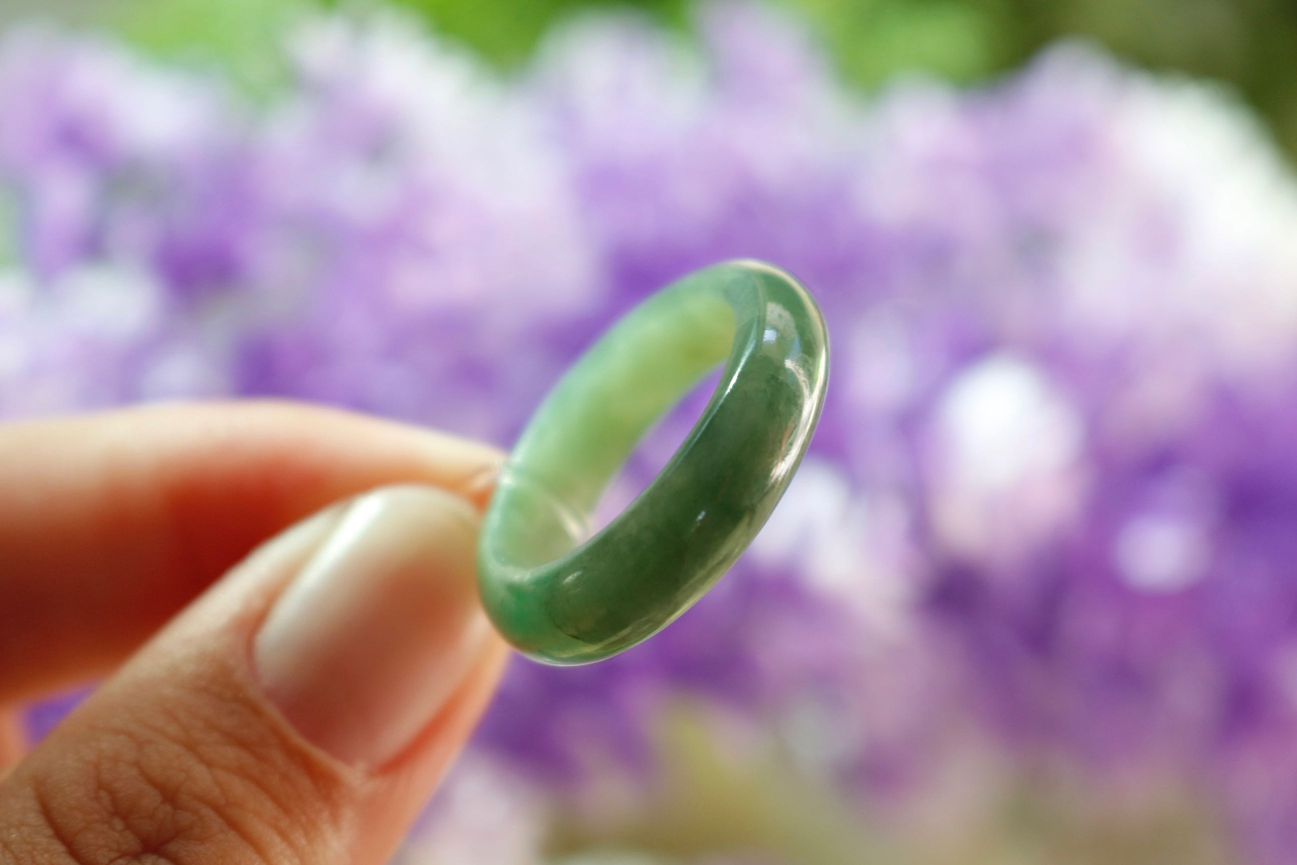Apple jade ring hot sale