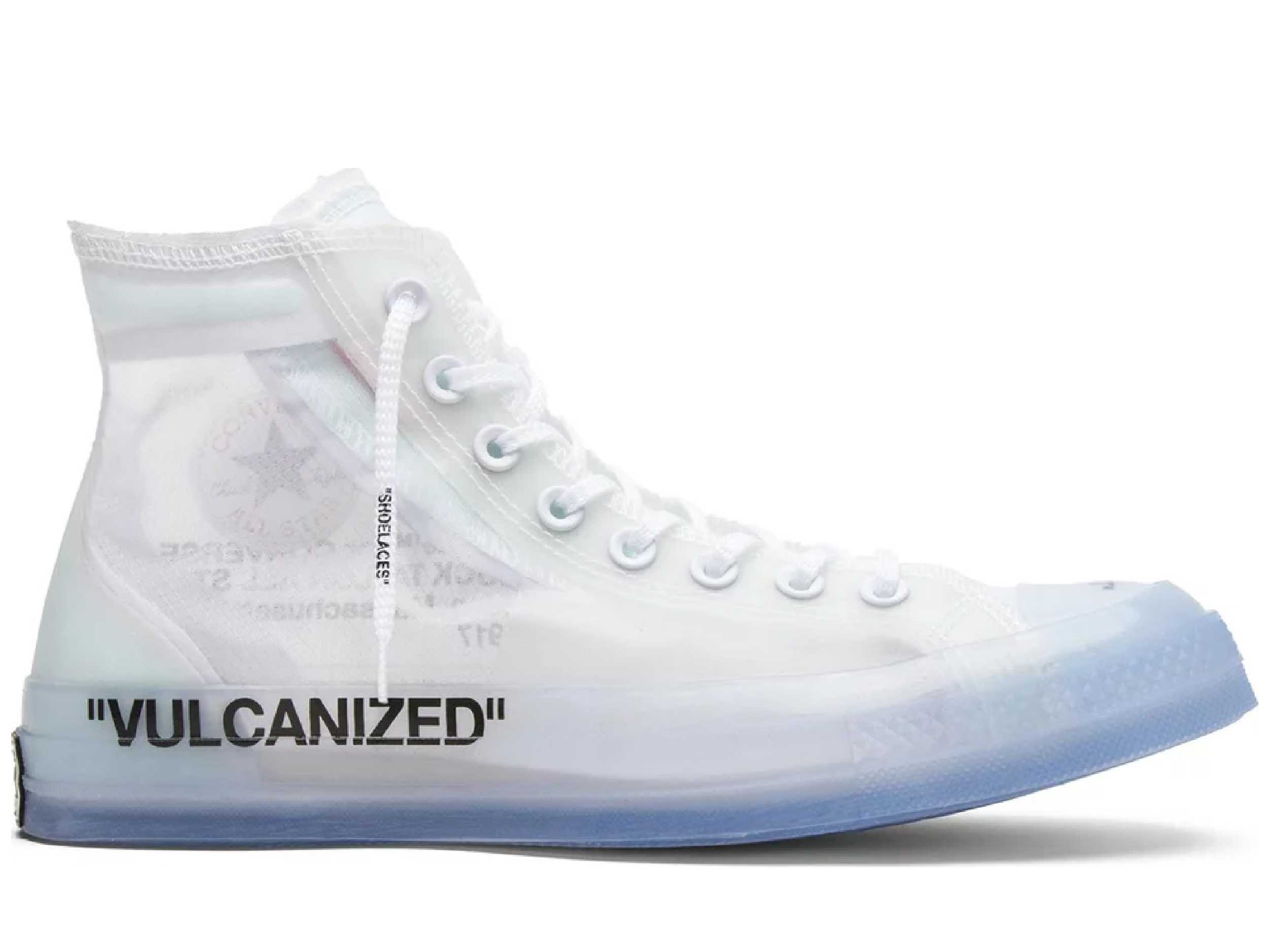 Practicar senderismo bombilla Visión general Converse Chuck Taylor All-Star Hi x Off-White Vulcanized | LINE SHOPPING