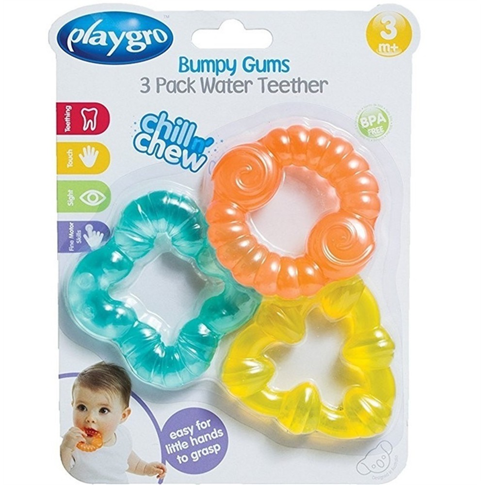 Playgro Bumpy Gums 3Pk Water Teethers
