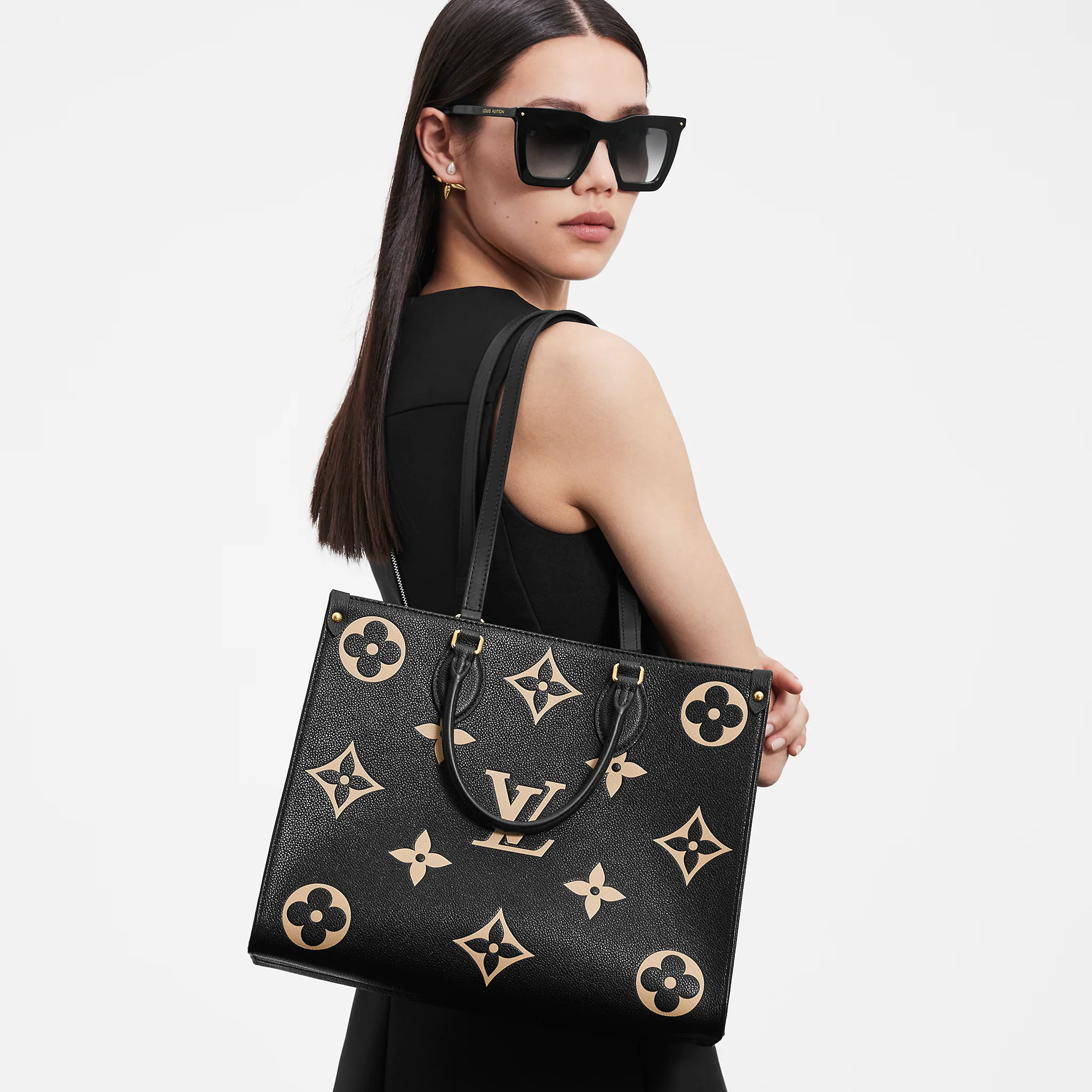 Louis Vuitton Onthego MM Tote Bag M45494 Monogram Empreinte