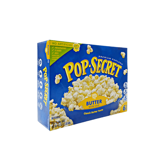 Pop Secret Microwave Popcorn Butter บรรจุ 6 ซอง LINE SHOPPING