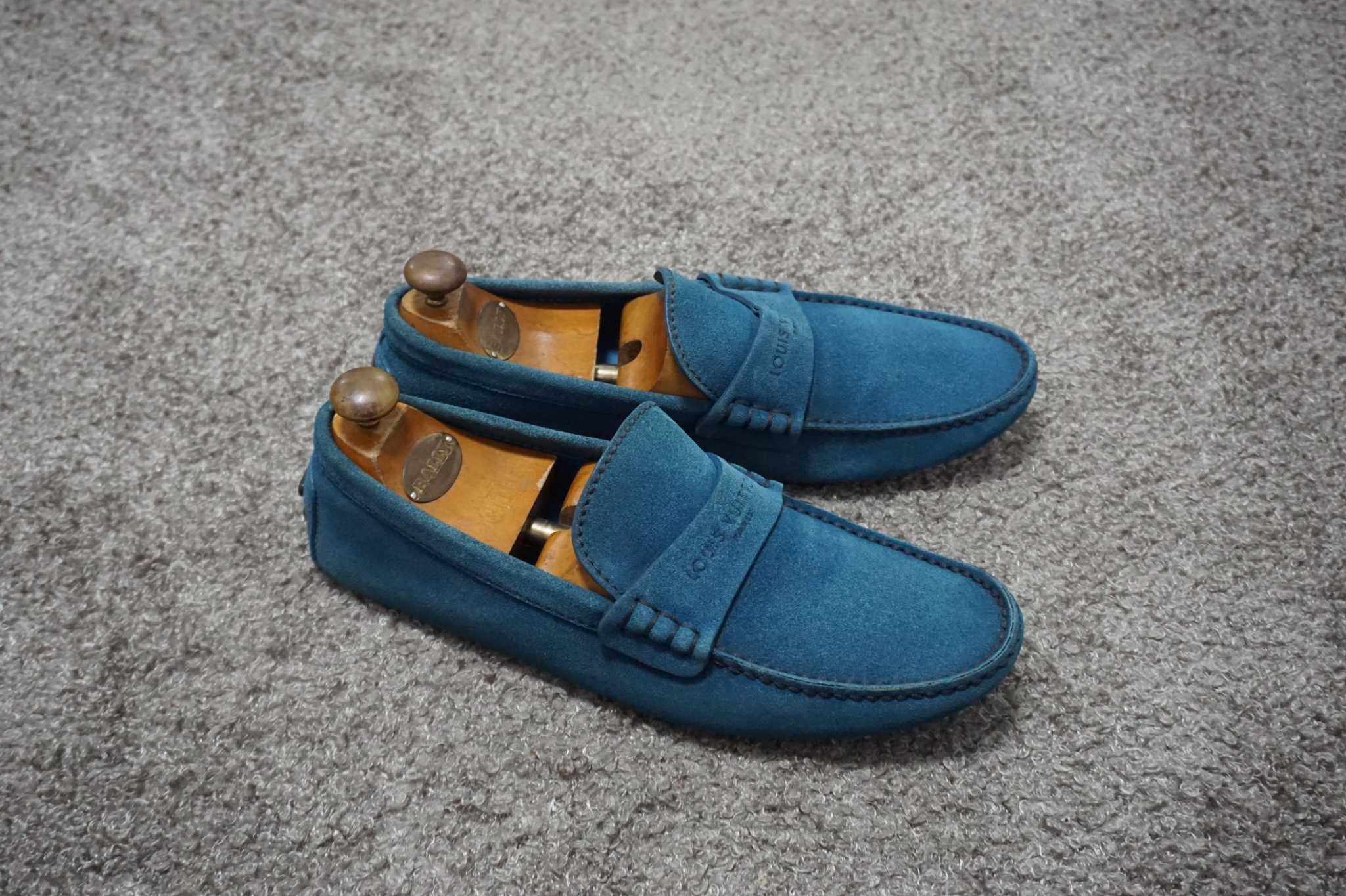 Louis Vuitton Suede Drivers