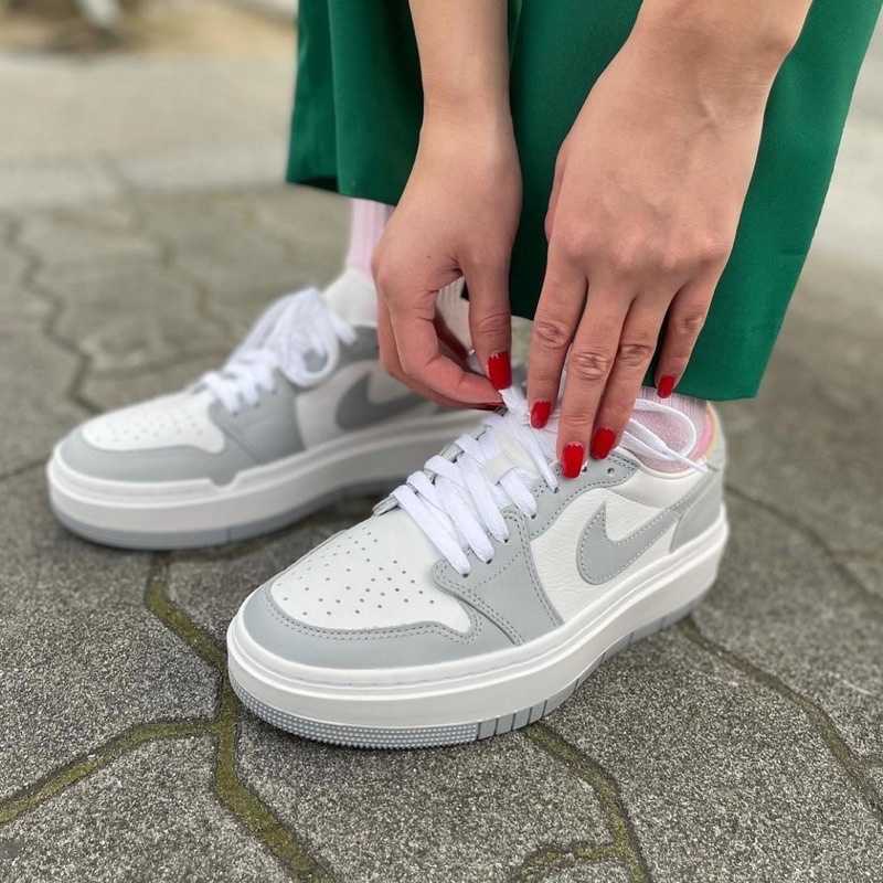 Nike Air Jordan 1 Low Elevate Grey LINE SHOPPING