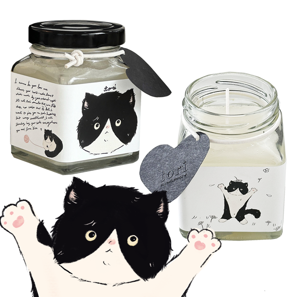 TORIAROMA กระปุกเทียนหอม JUJU CAT JAM CANDLE 45hrs 🐱💞 LINE SHOPPING