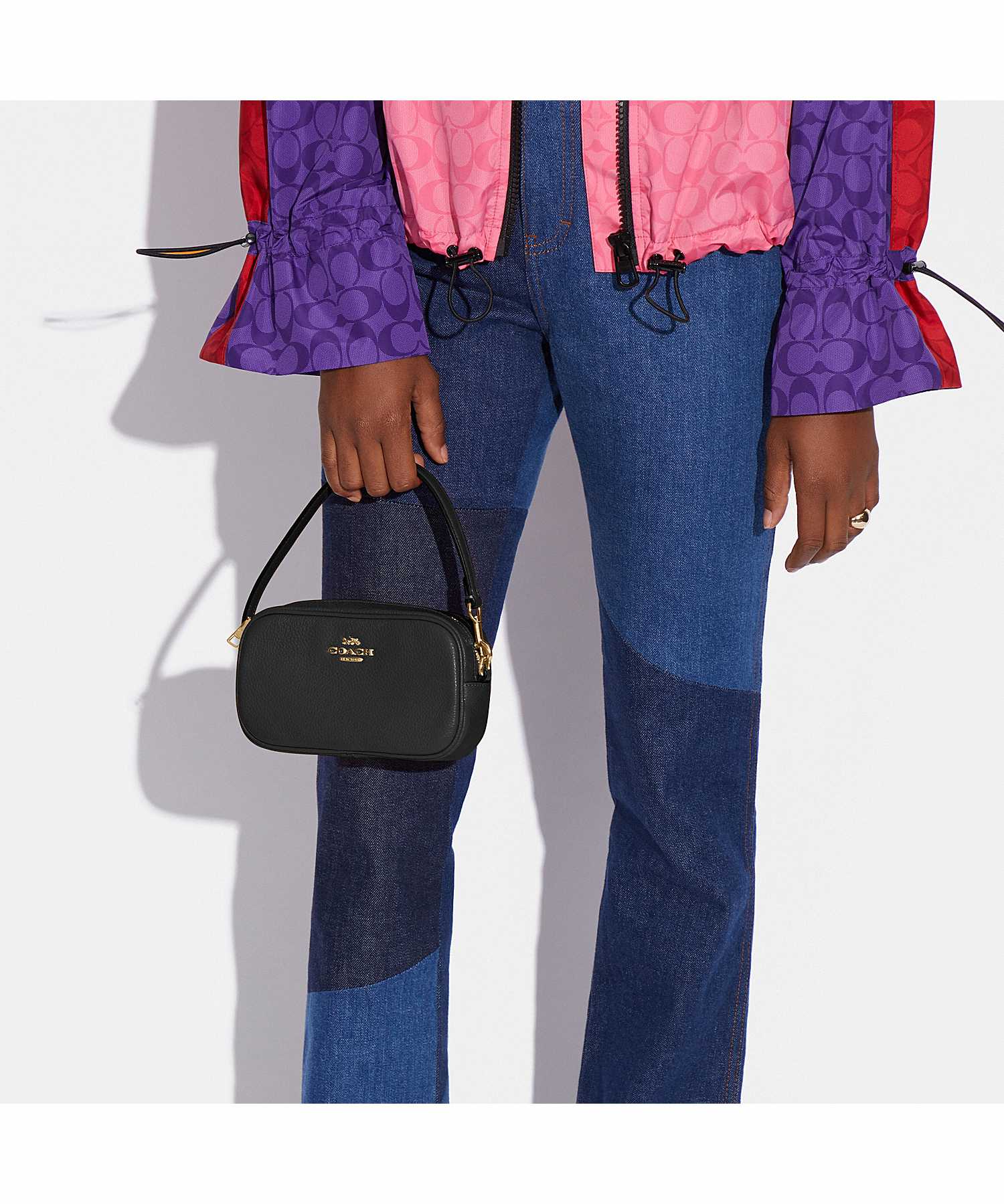 COACH JAMIE WRISTLET C9932 IMBLK LINE SHOPPING