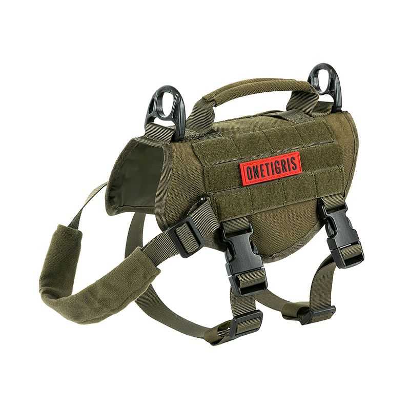 OneTigris BEAST MOJO Small Tactical Dog Harness, Patches For Dog