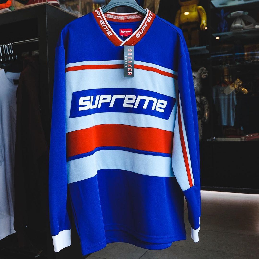 Supreme warm best sale up hockey jersey