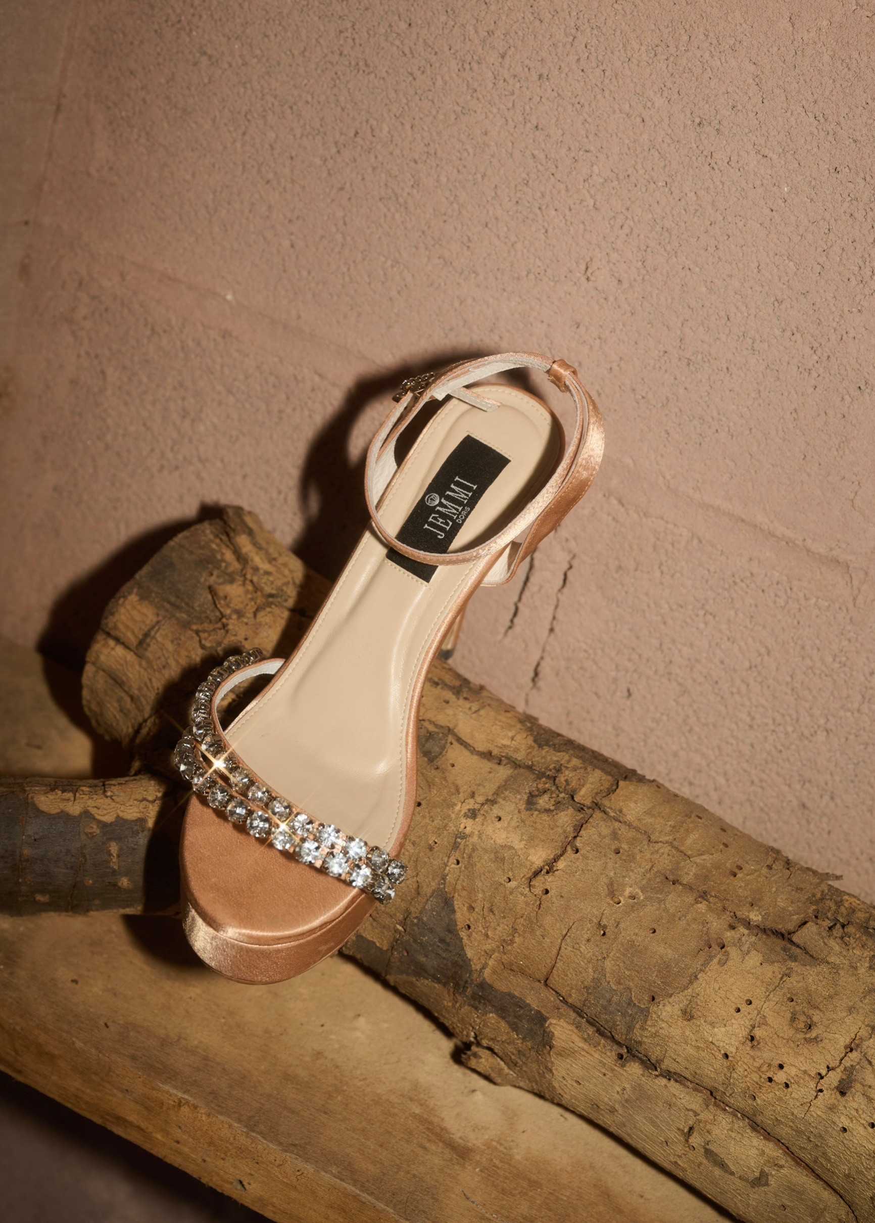 Salmon high heels shop