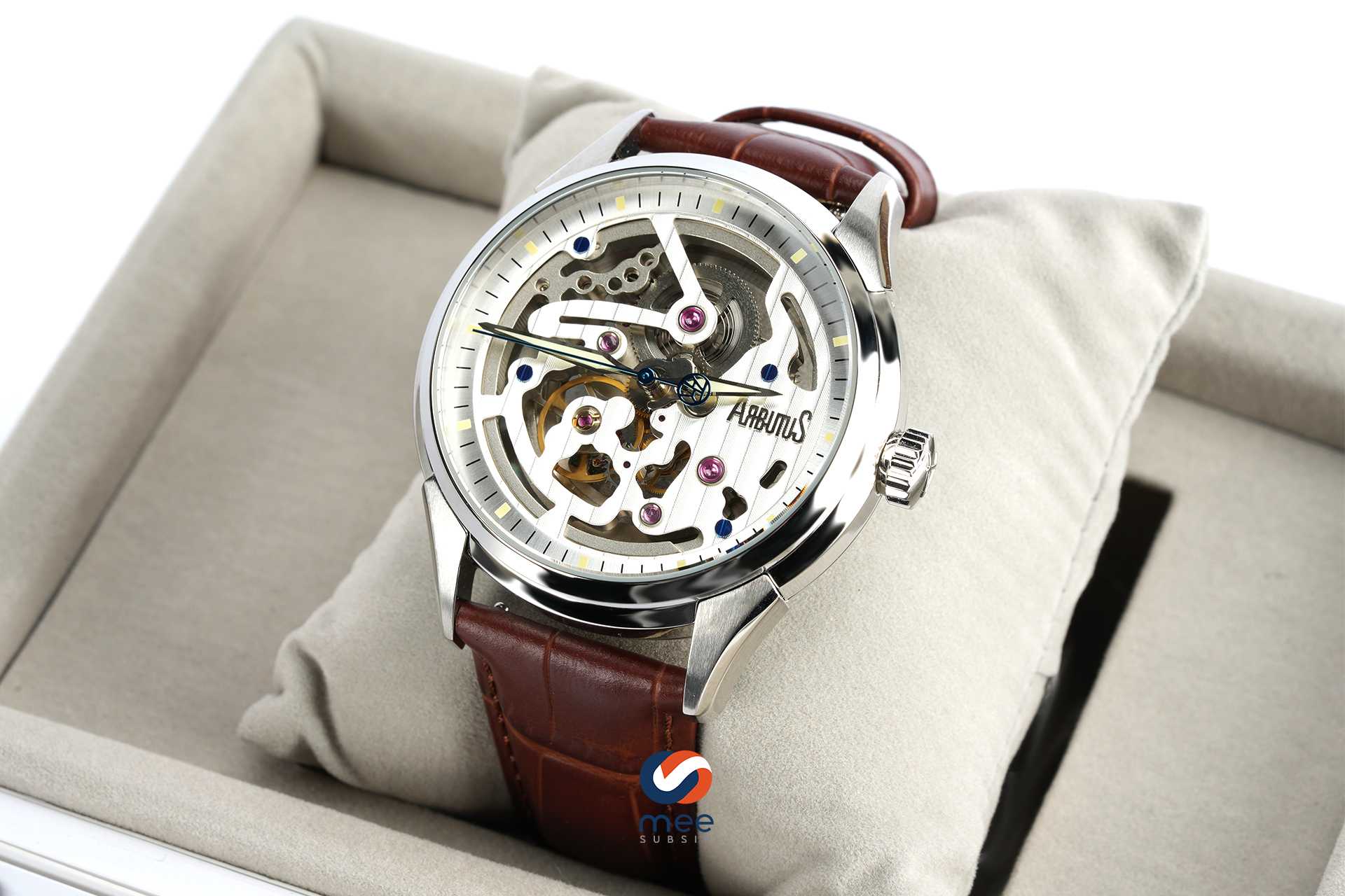 Arbutus hot sale skeleton watch