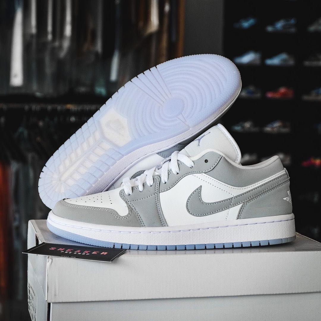 Gray wolf jordans hot sale