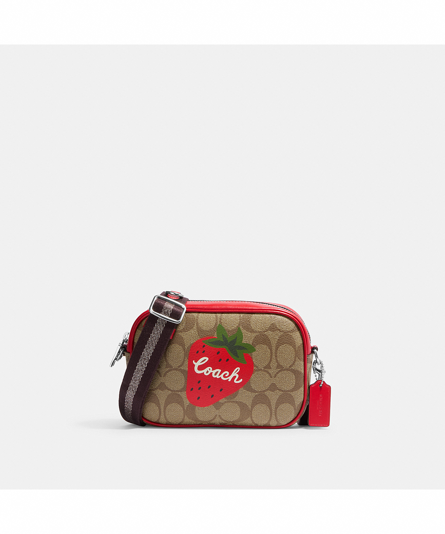 COACH MINI JAMIE CAMERA BAG IN SIGNATURE CANVAS WITH WILD