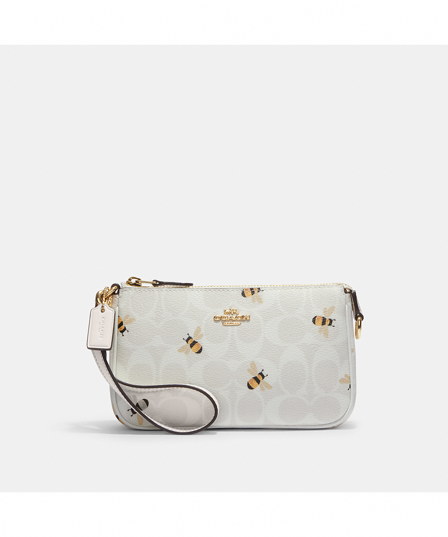 COACH NOLITA 19 IN SIGNATURE CANVAS WITH BEE PRINT C8673 IMRFI | LINE ...