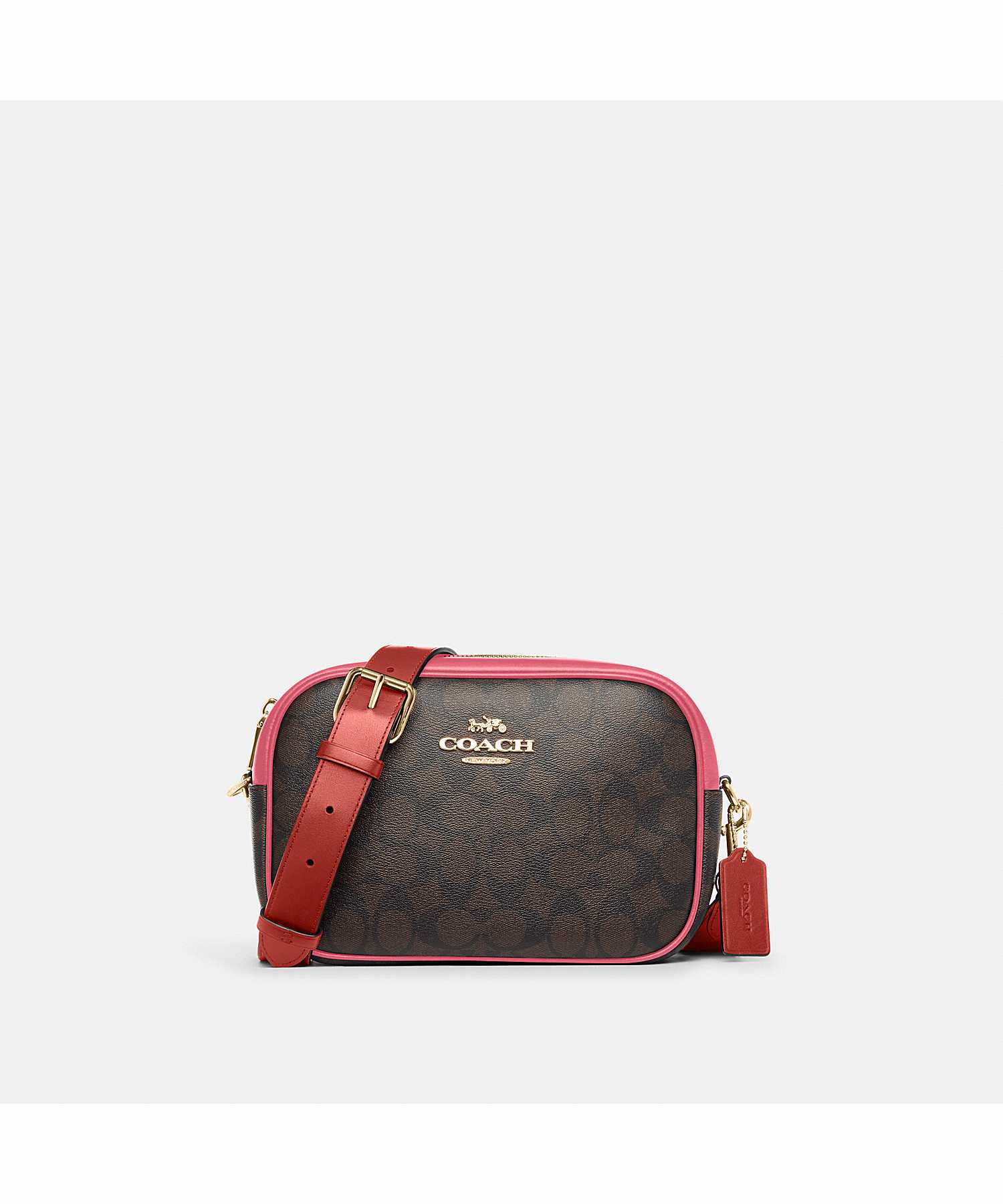 COACH JAMIE CAMERA BAG IN SIGNATURE CANVAS CA547 IMUOE