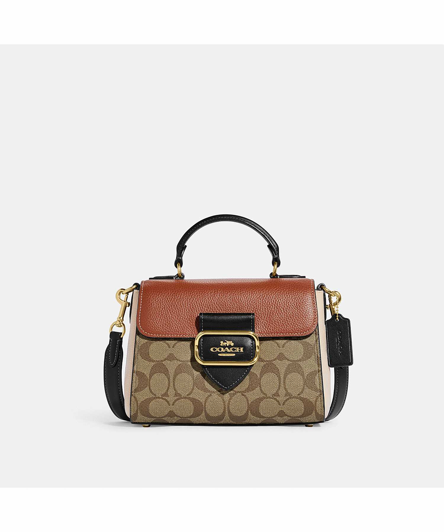 COACH® Outlet  Mini Bennett Satchel In Signature Canvas