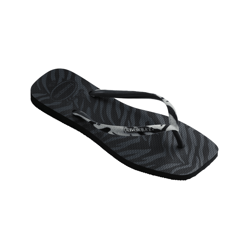 Slim Square Velvet Flip Flop Black 41482770090BKXX LINE SHOPPING