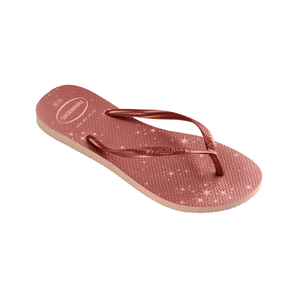 Havaianas slim top glitter ballet rose