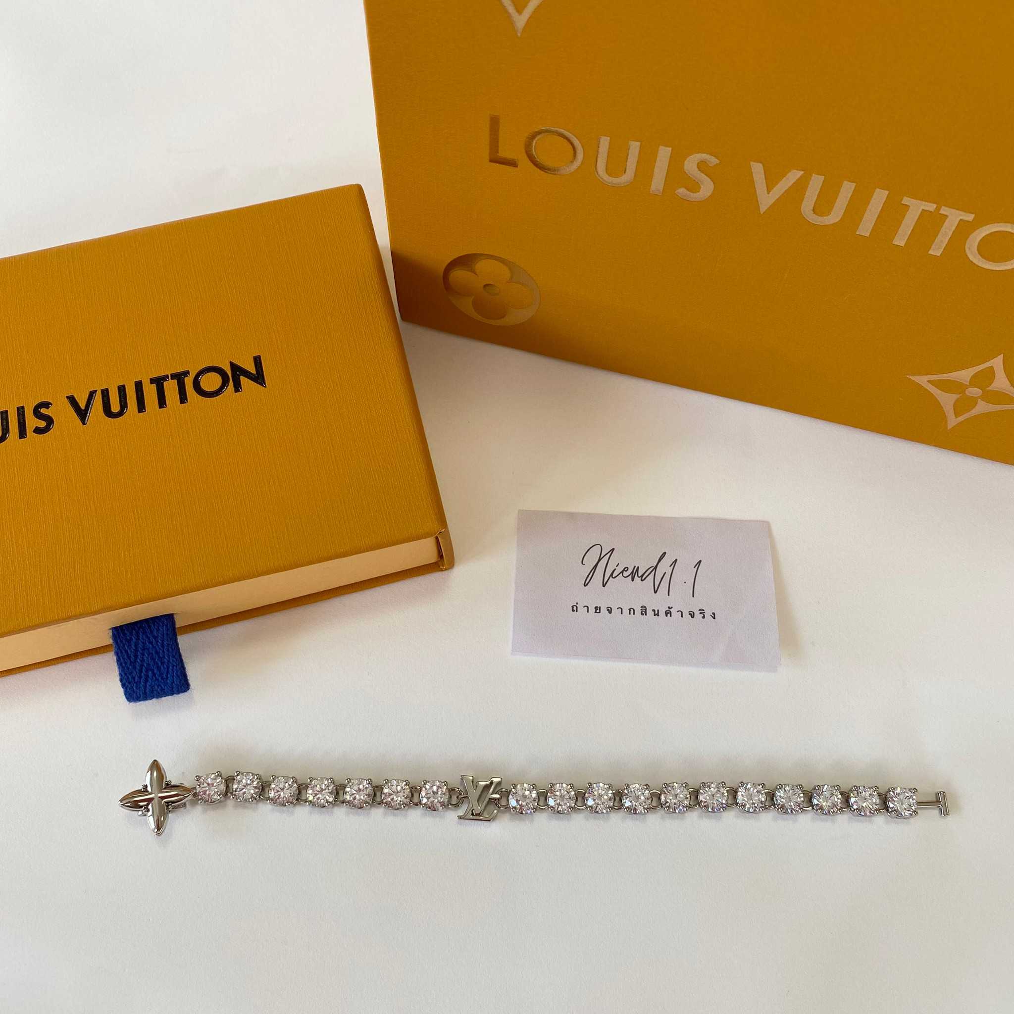 lv crystals bracelet