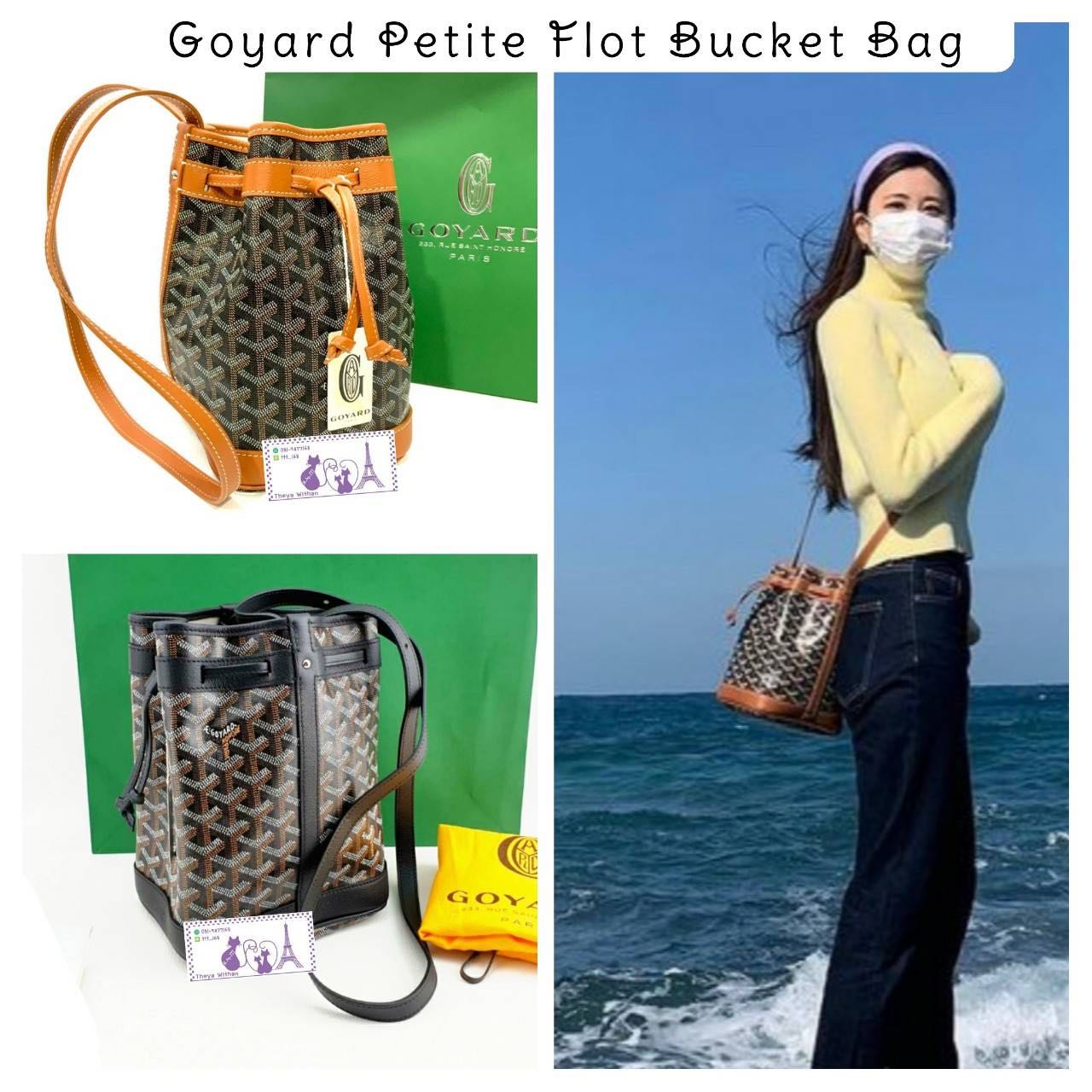 Goyard, Bags, Goyard Petit Flot Bucket Bag Greygreen