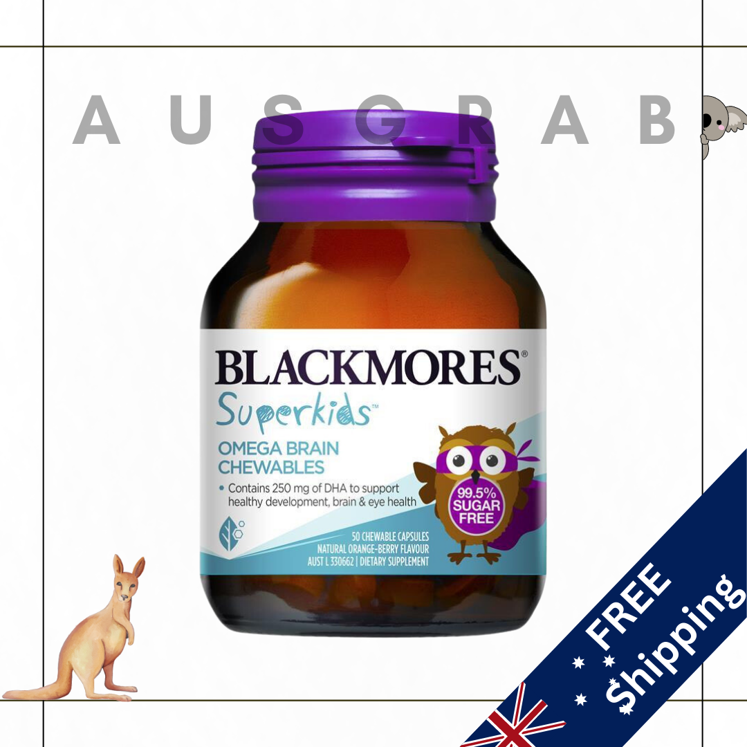 Blackmores superkids omega brain 50 chewables new arrivals