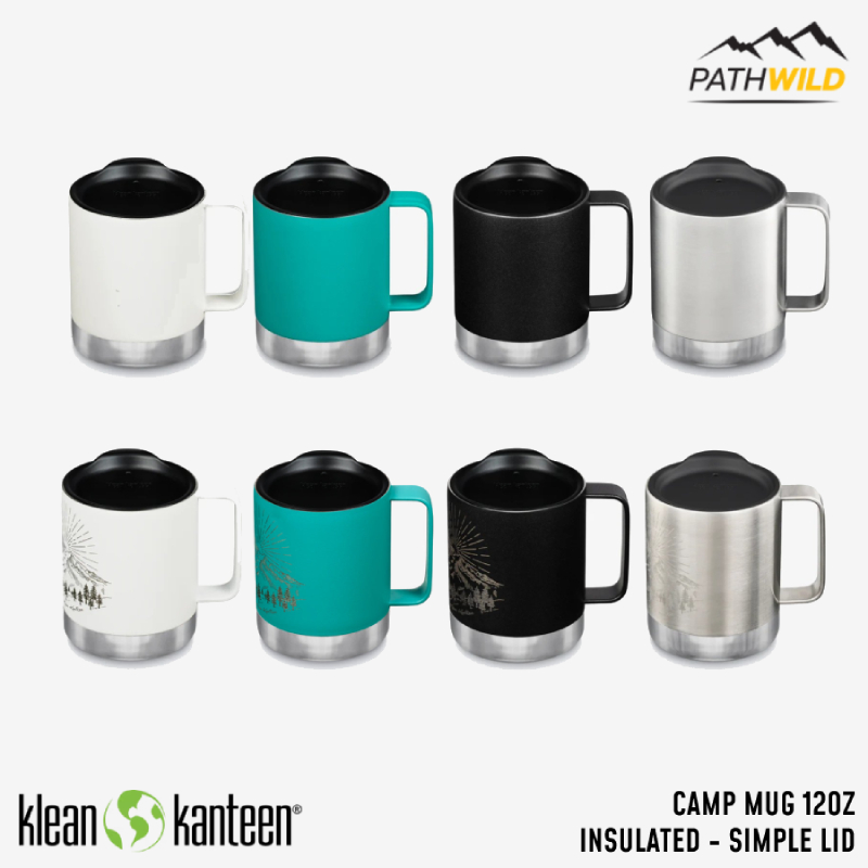 Klean Kanteen Camp Mug 12 oz Brushed Stainless