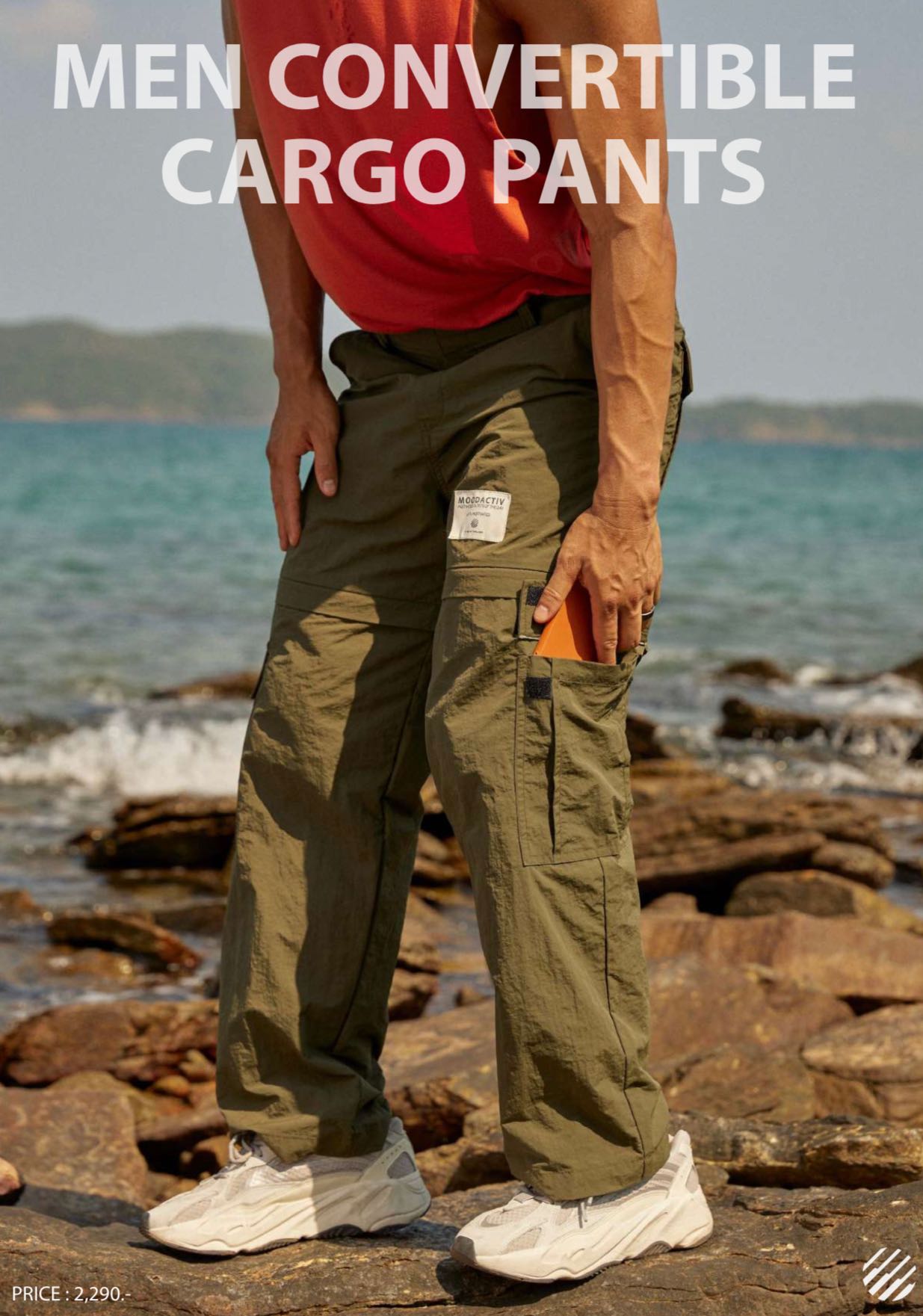 Convertible cargo sale pants