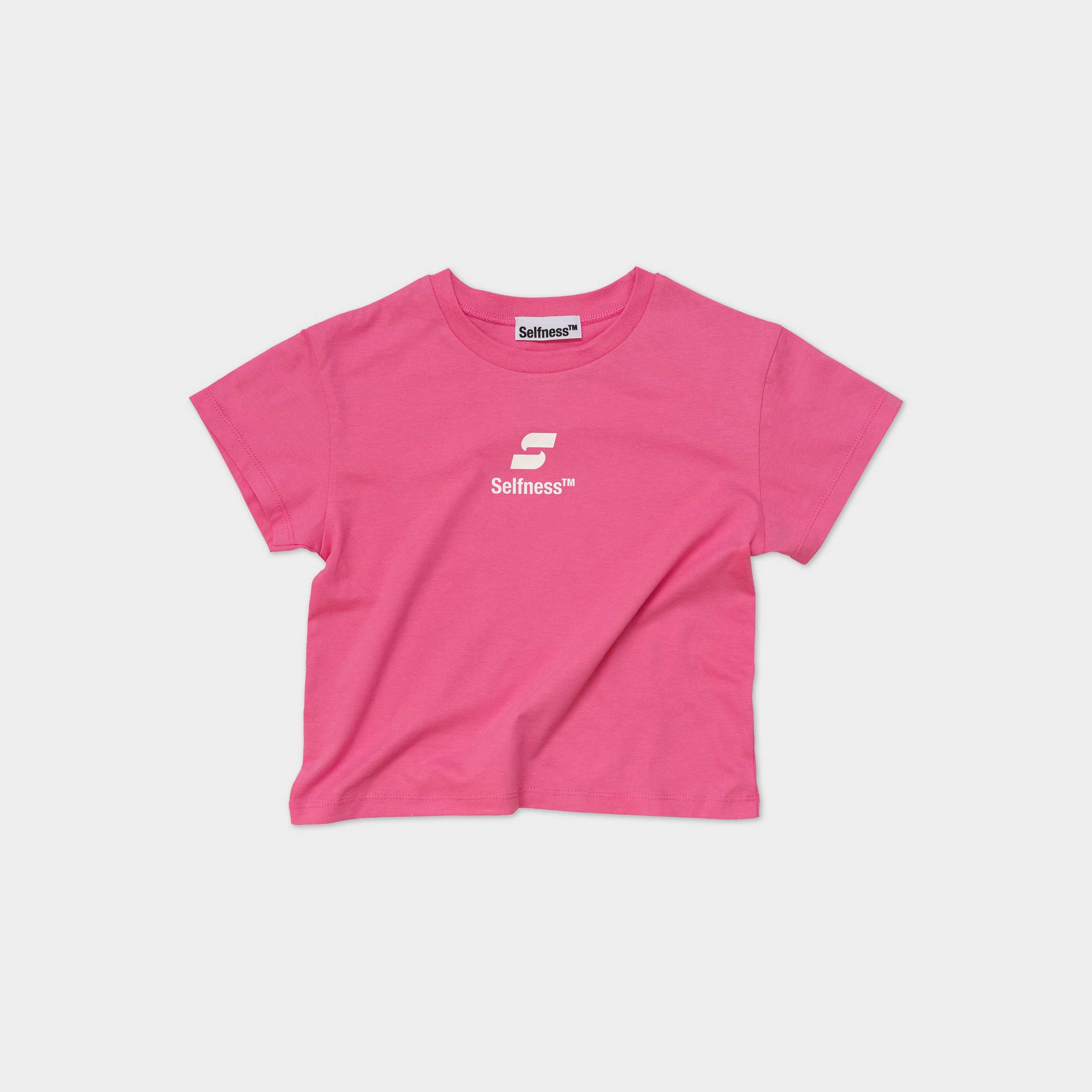 SPORTY LOGO T-SHIRT SMALL FIT IN PINK | LINE SHOPPING