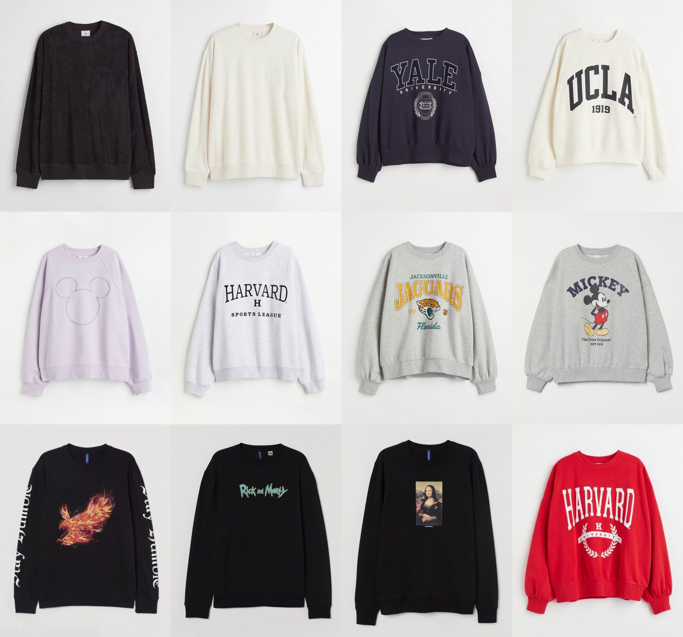 Sweat harvard outlet h m