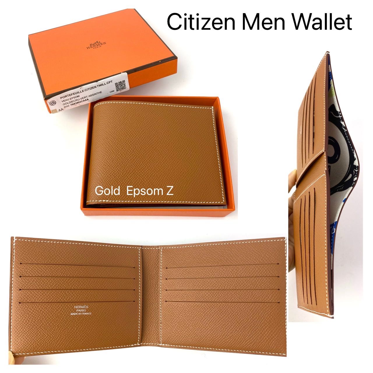 Mens hermes store wallet
