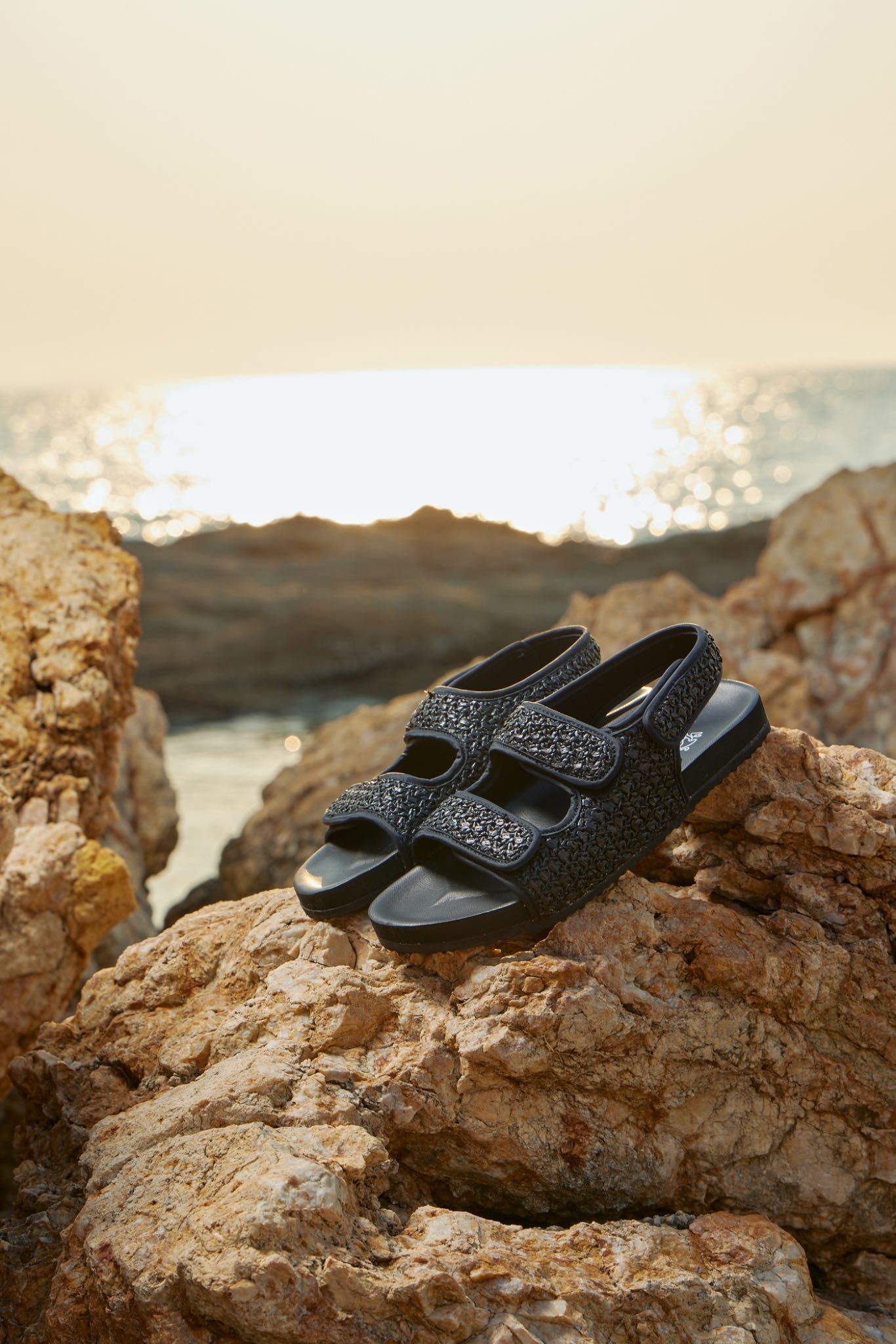 THAK SLINGBACK SANDALS MIDNIGHT BLACK LINE SHOPPING