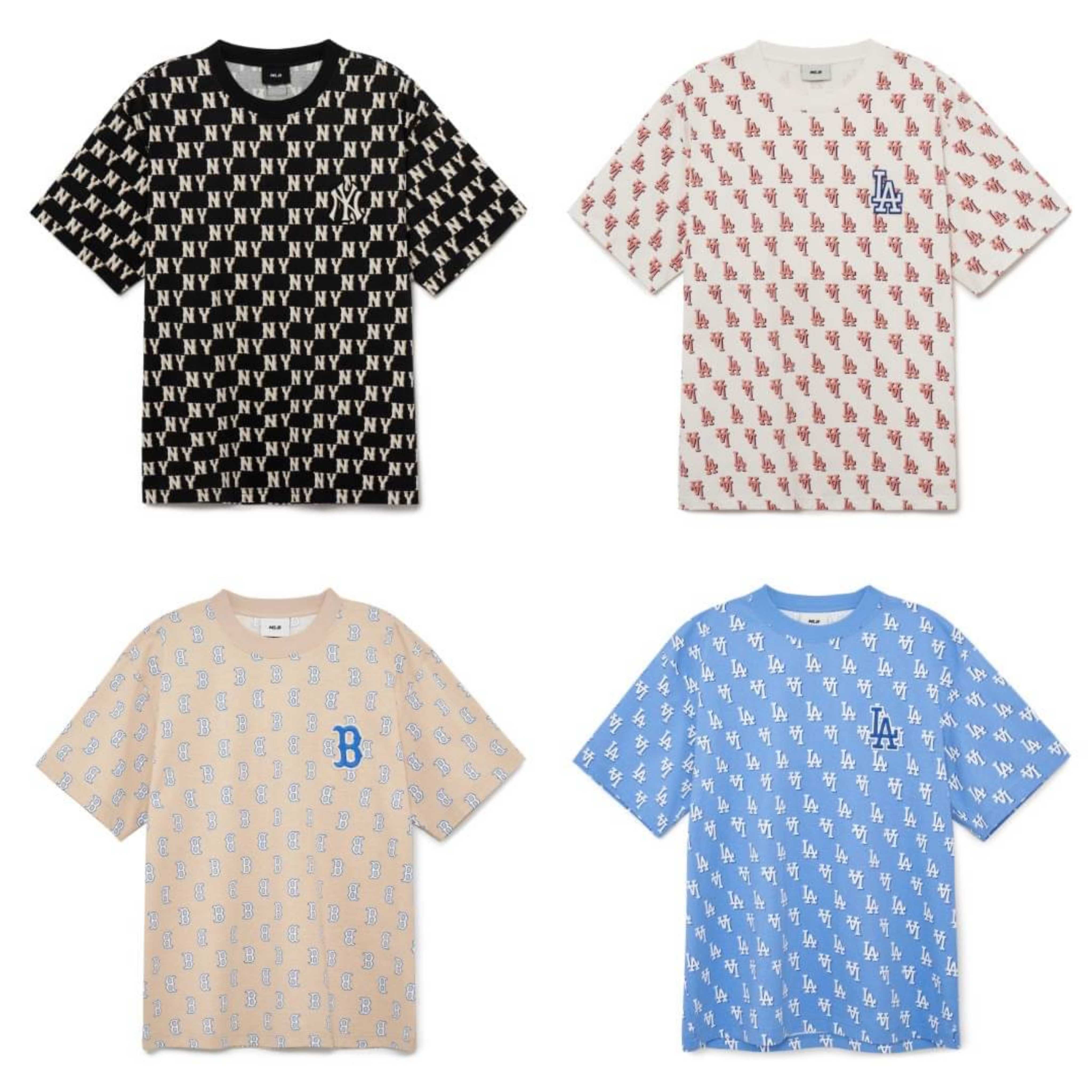 mlb monogram t shirt