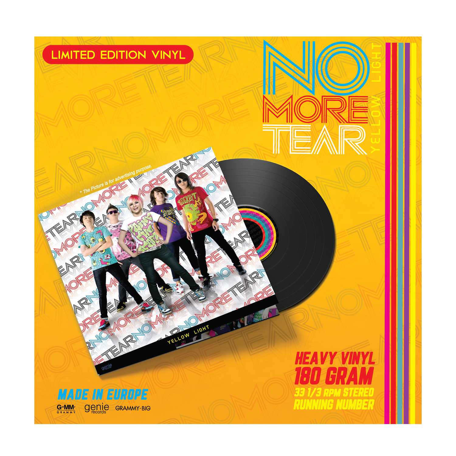 Vinyl No More Tear Album Yellow light LINE SHOPPING