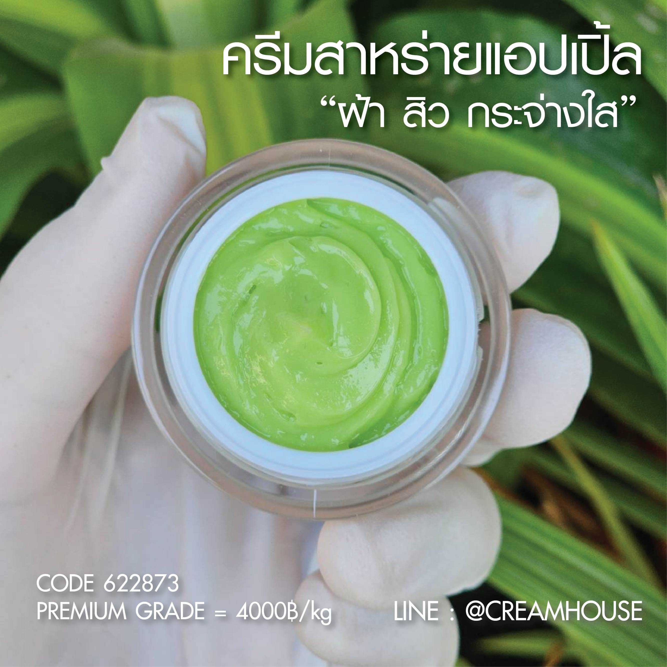 ครีมสาหร่ายแอปเปิ้ล SEAWEED&APPLE Whitening Cream LINE SHOPPING