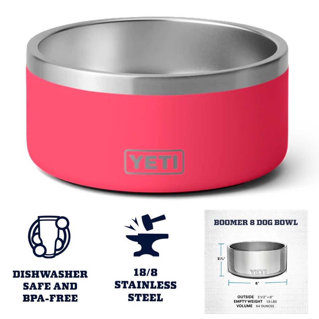 YETI / Boomer 4 Dog Bowl - Ice Pink