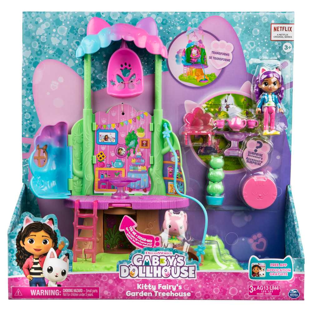 Gabby's Dollhouse Dress-Up Closet Portable Playset with a Gabby Doll  Surprise