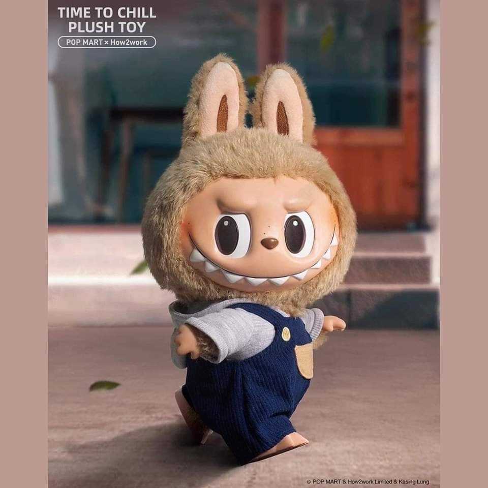 Labubu time to chill cotton doll 37 cm line shopping