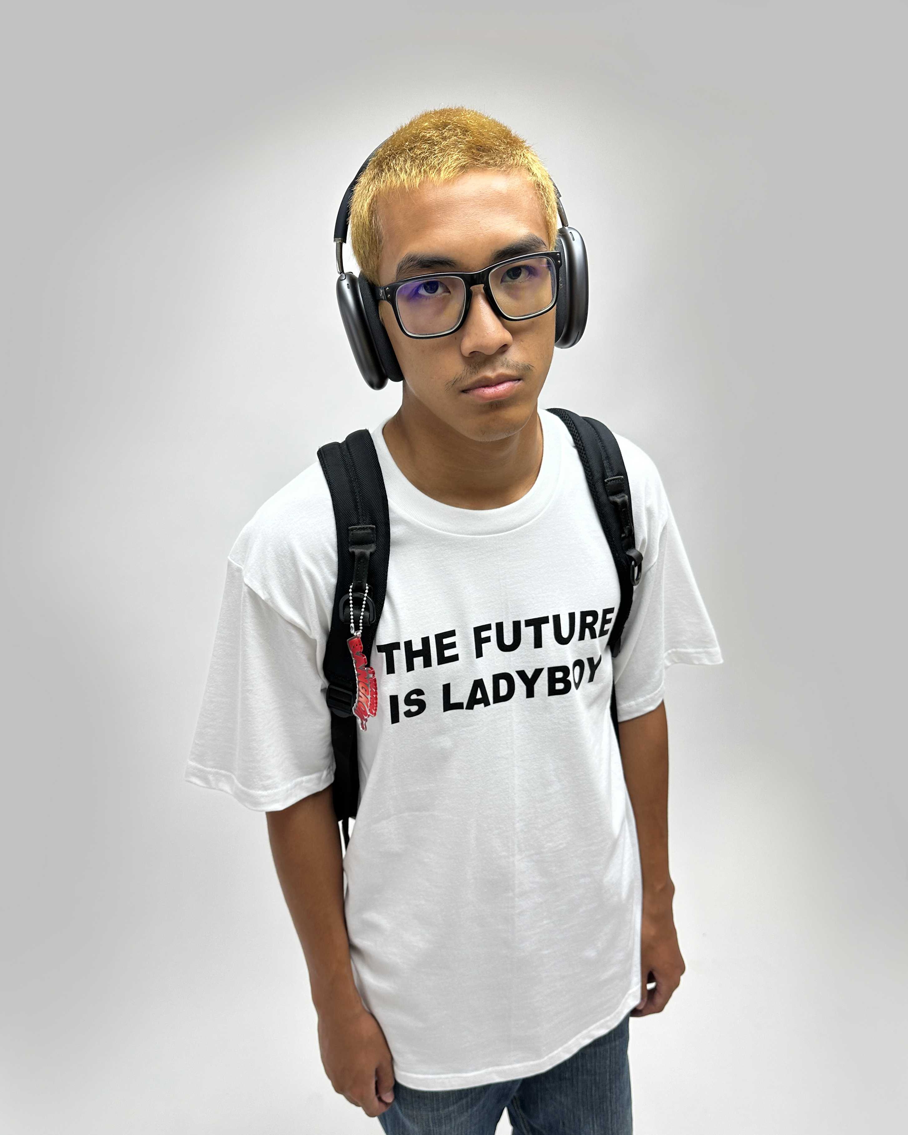 THE FUTURE IS LADYBOY TEE (White) | LINE SHOPPING