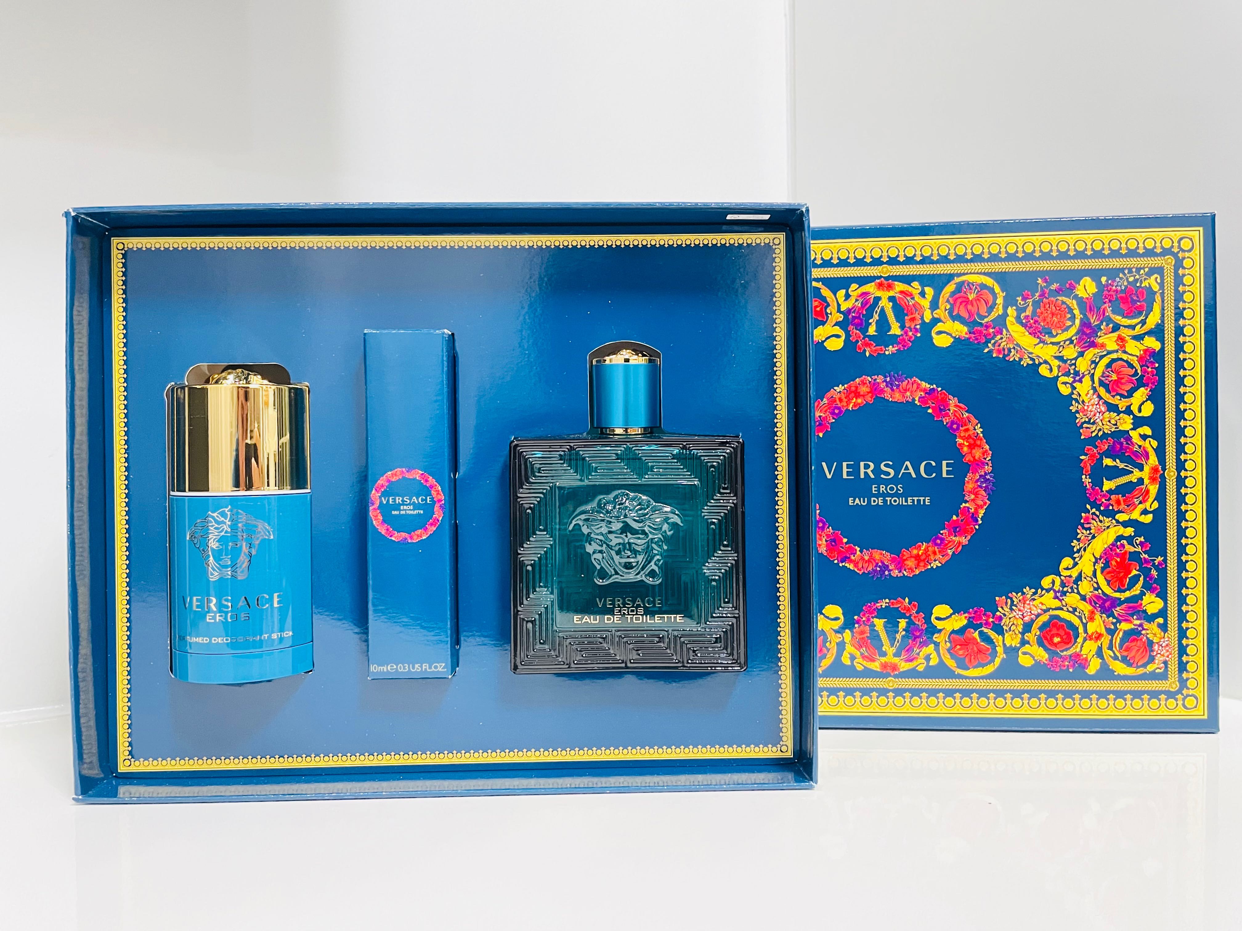 Versace eros hot sale men set