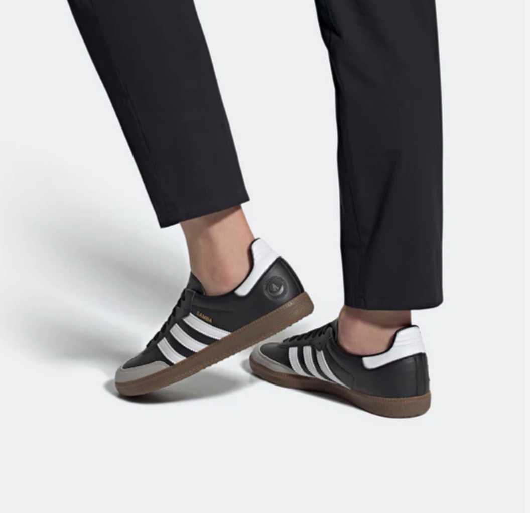 adidas Samba Vegan Black Gum | LINE SHOPPING