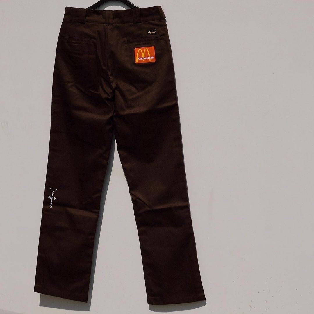 Travis Scott x Mc Donald's Billions Served Work Brown Pants | LINE