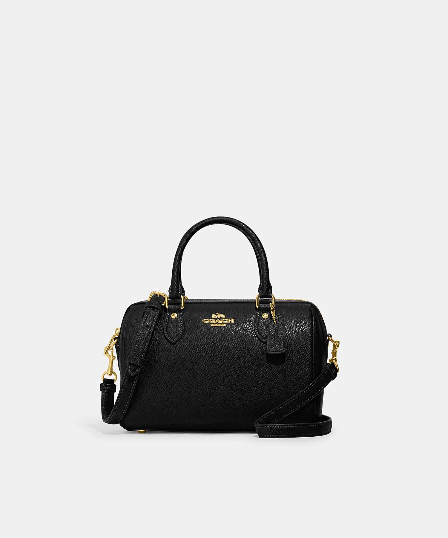 COACH ROWAN SATCHEL CH282 IMBLK LINE SHOPPING