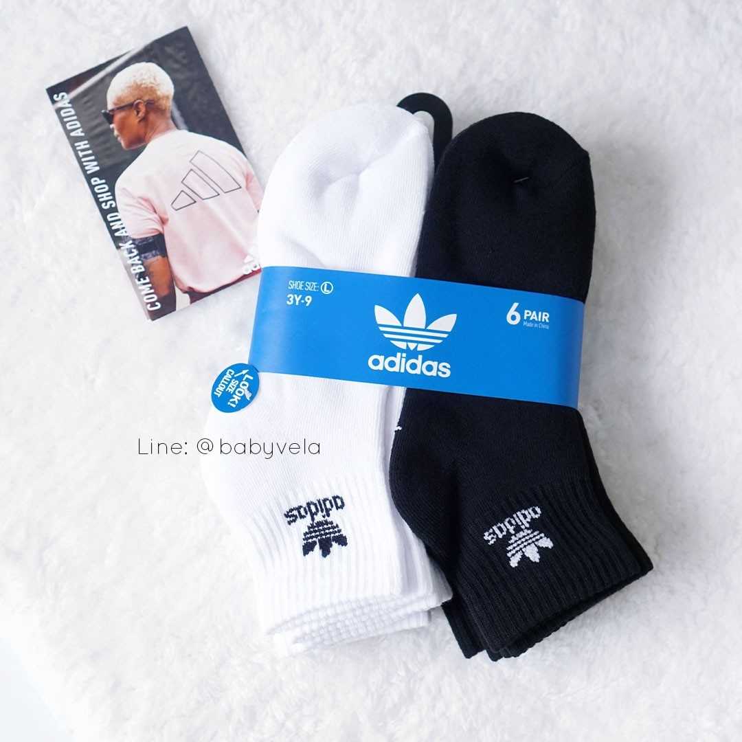 Trefoil crew socks 6 pairs new arrivals