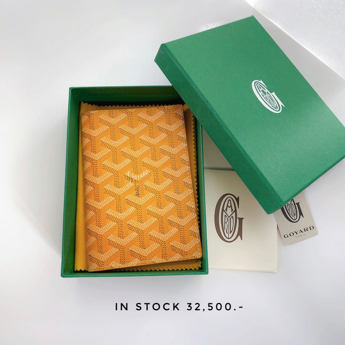 Goyard Goyard Passport Holder Yellow