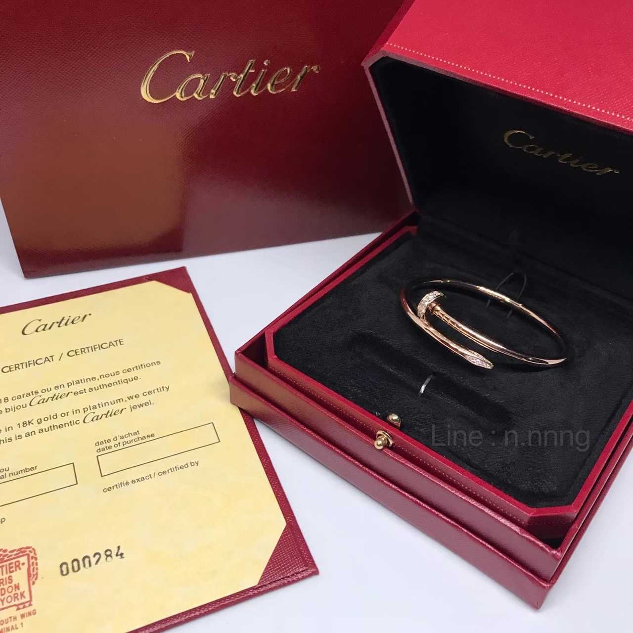 Nail bangle bracelet cartier on sale